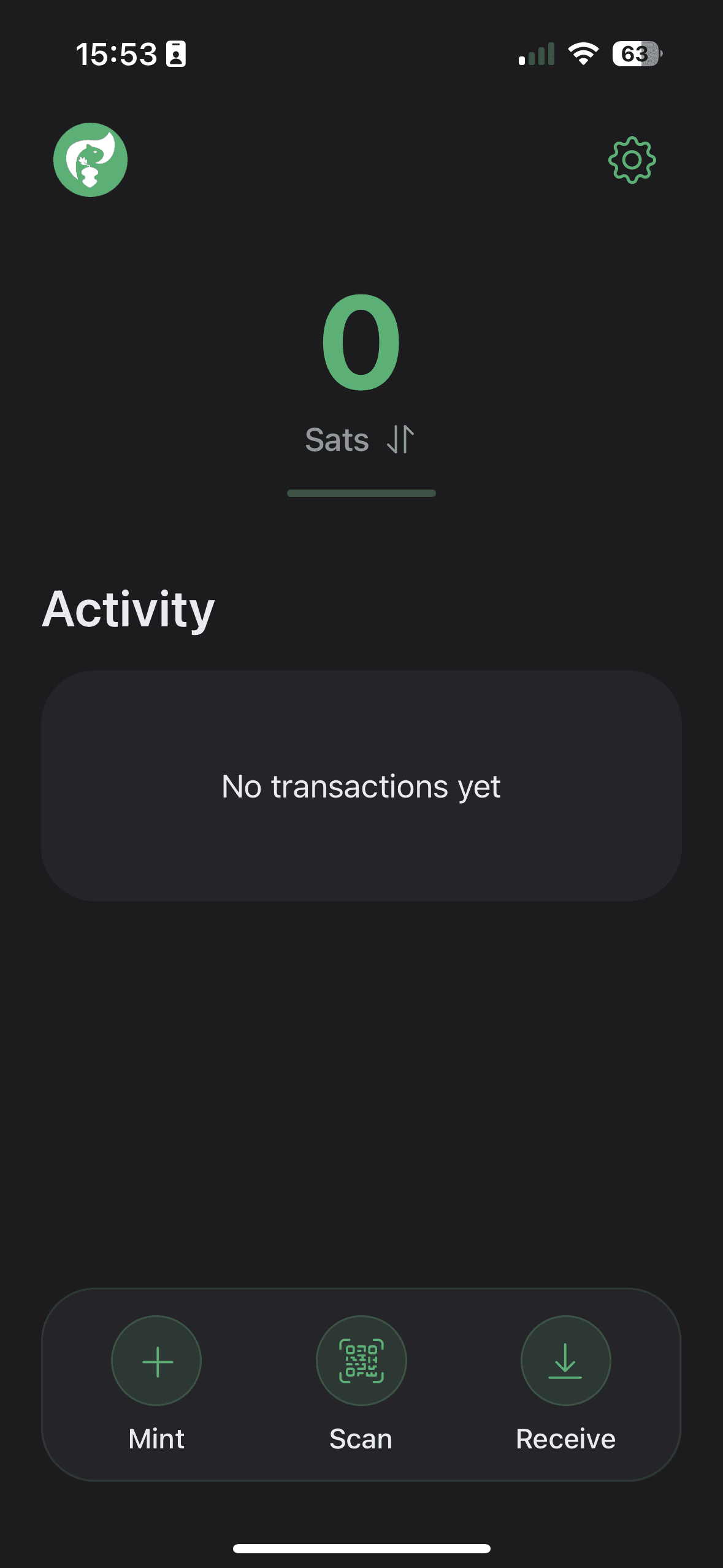 The eNuts iOS wallet